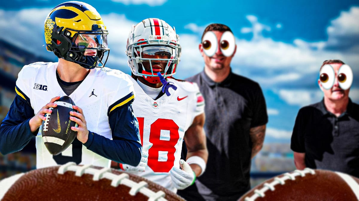 NFL scouts are turning out in groups to watch the Michigan vs. Ohio State football contest