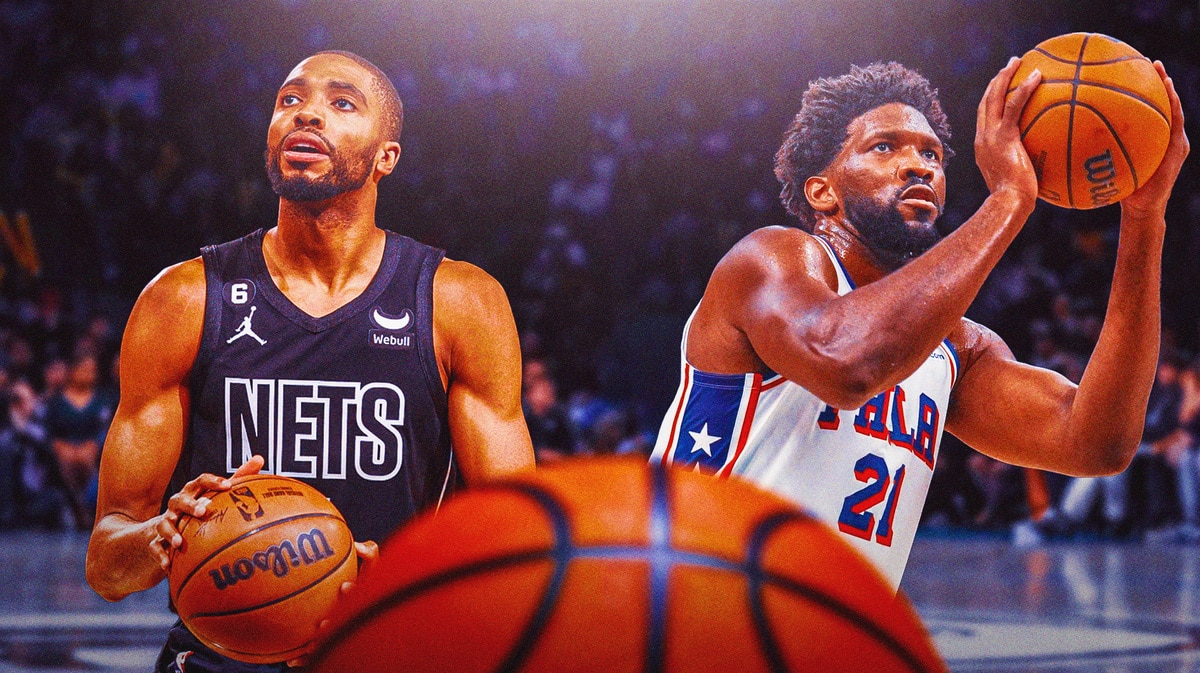 Nets star Mikal Bridges and Sixers star Joel Embiid
