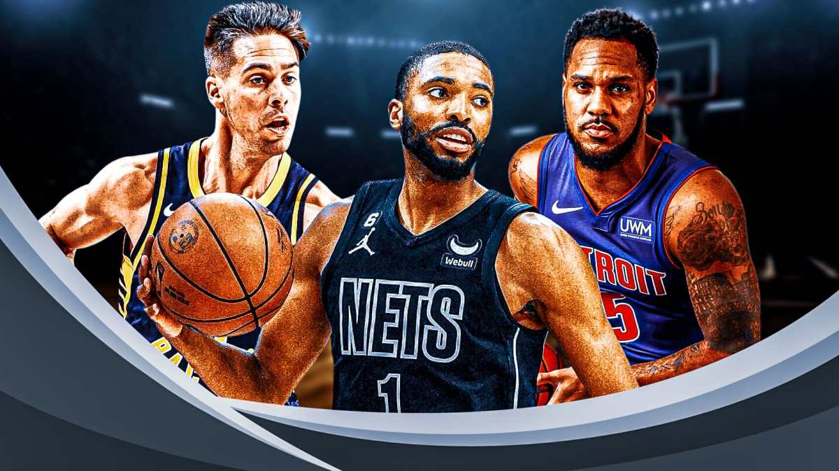 Mikal Bridges with Nets trade targets Monte Morris and TJ McConnell