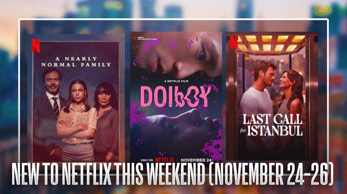 New Shows Movies Films Series Netflix Weekend DOI BOY An Almost Perfect Family Last Call for Istanbul