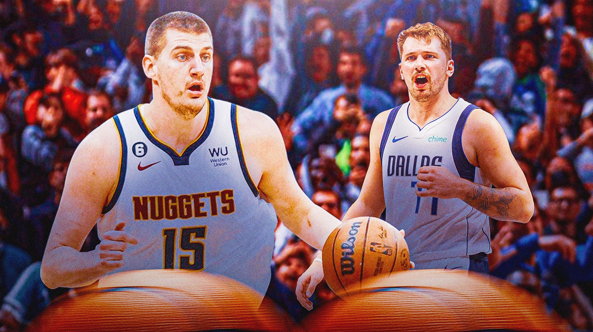 Nikola Jokic's hilarious reason for why he likes playing Luka Doncic