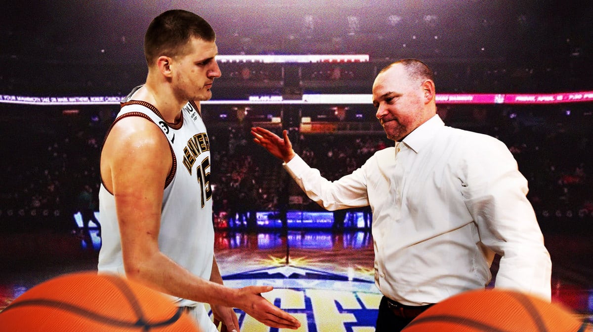 Nuggets Nikola Jokic and Michael Malone
