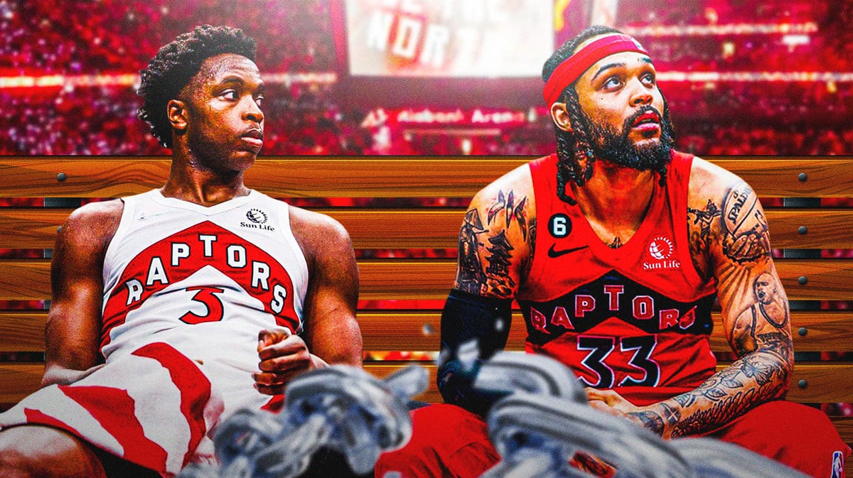 OG Anunoby and Gary Trent Jr