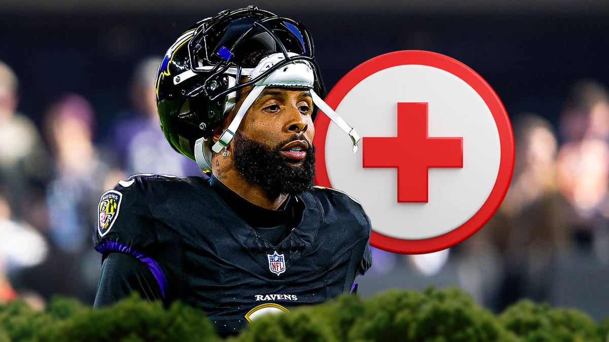 Ravens WR Odell Beckham Jr. leaves Bengals game with an ankle