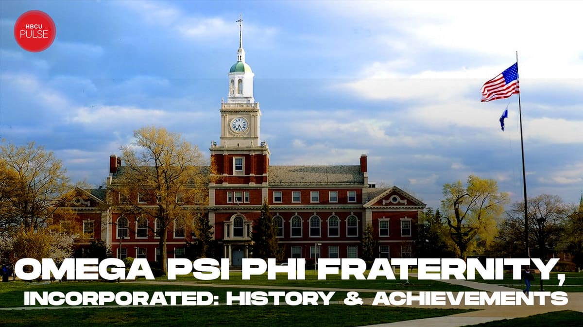 Omega Psi Phi Fraternity Incorporated History Achievements