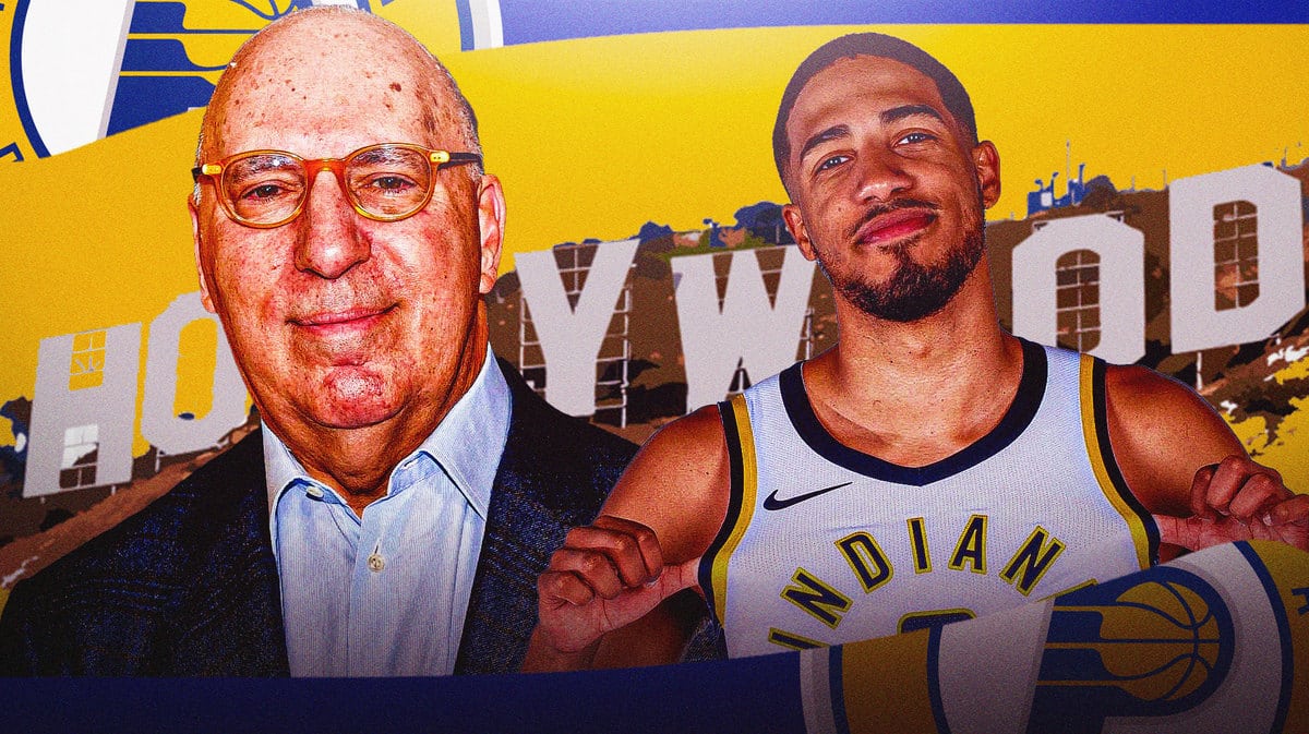 Hollywood Steven Rales with Pacers and NBA In Season Tournament contender Tyrese Haliburton