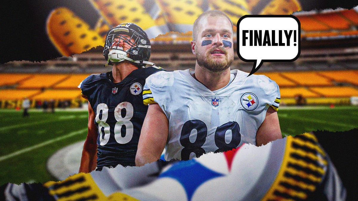 Steelers' Pat Freiermuth reacts to finally breaking out vs. Bengals