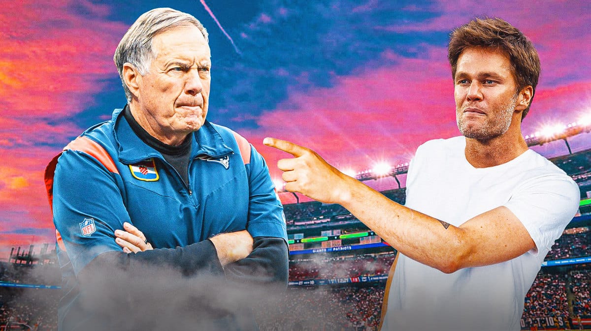 Patriots coach Bill Belichick and Tom Brady