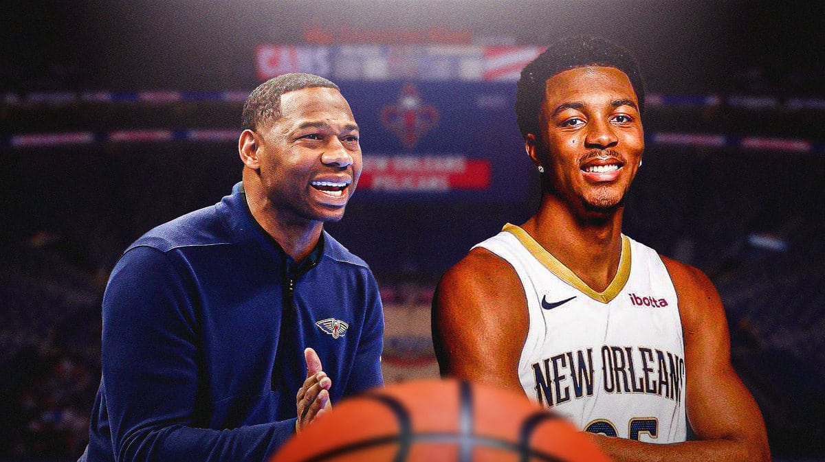 Pelicans' Trey Murphy III next to Willie Green