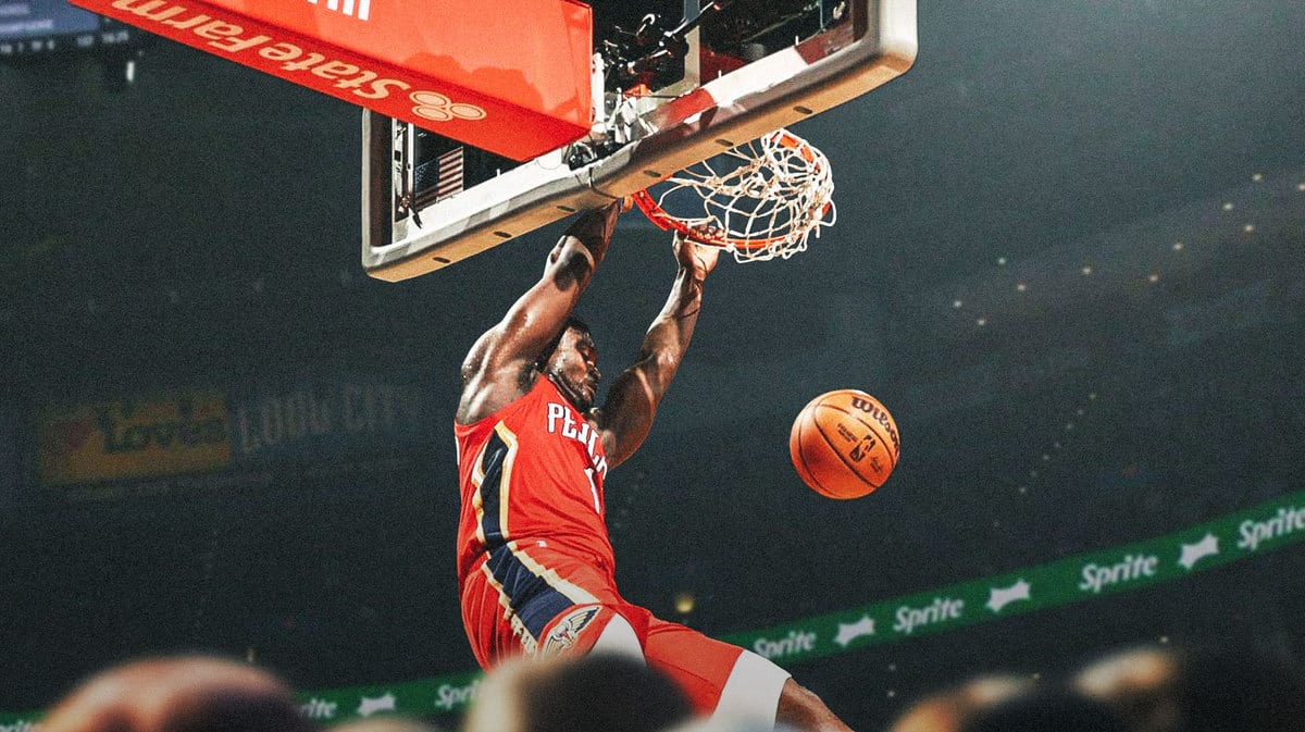 Zion Williamson dunks