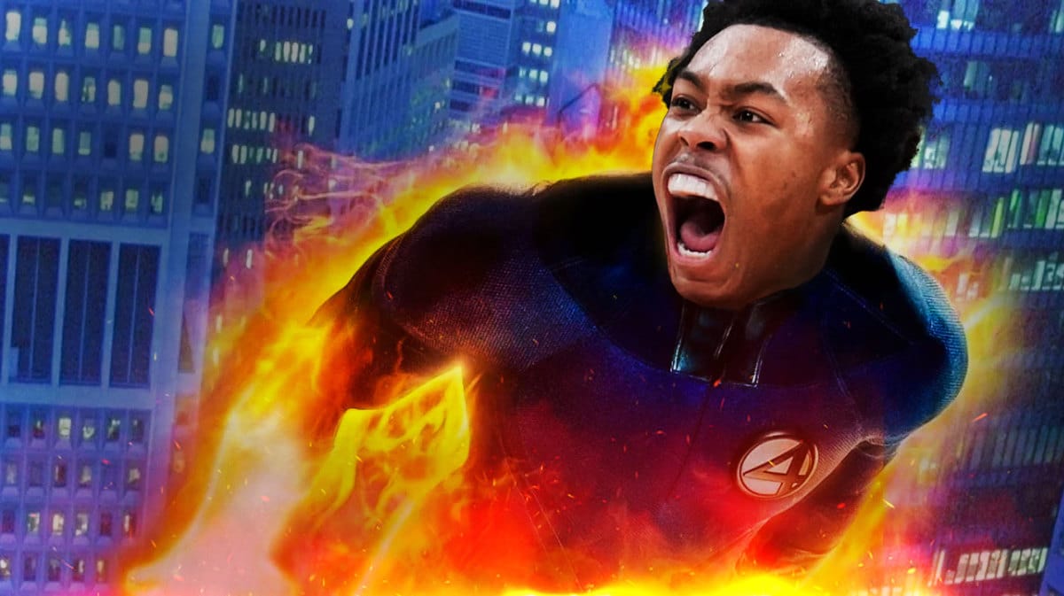 Raptors' Scottie Barnes as the Human Torch