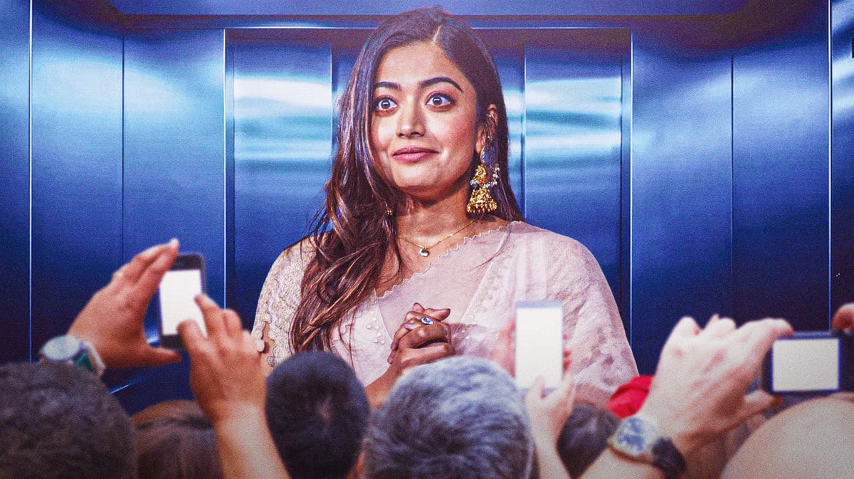 Rashmika Mandanna in elevator like viral deepfake video.