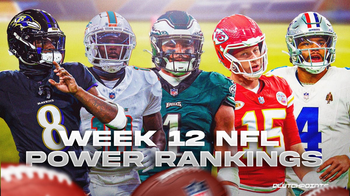 NFL Power Rankings, Week 12 Eagles stay on top with win over Chiefs
