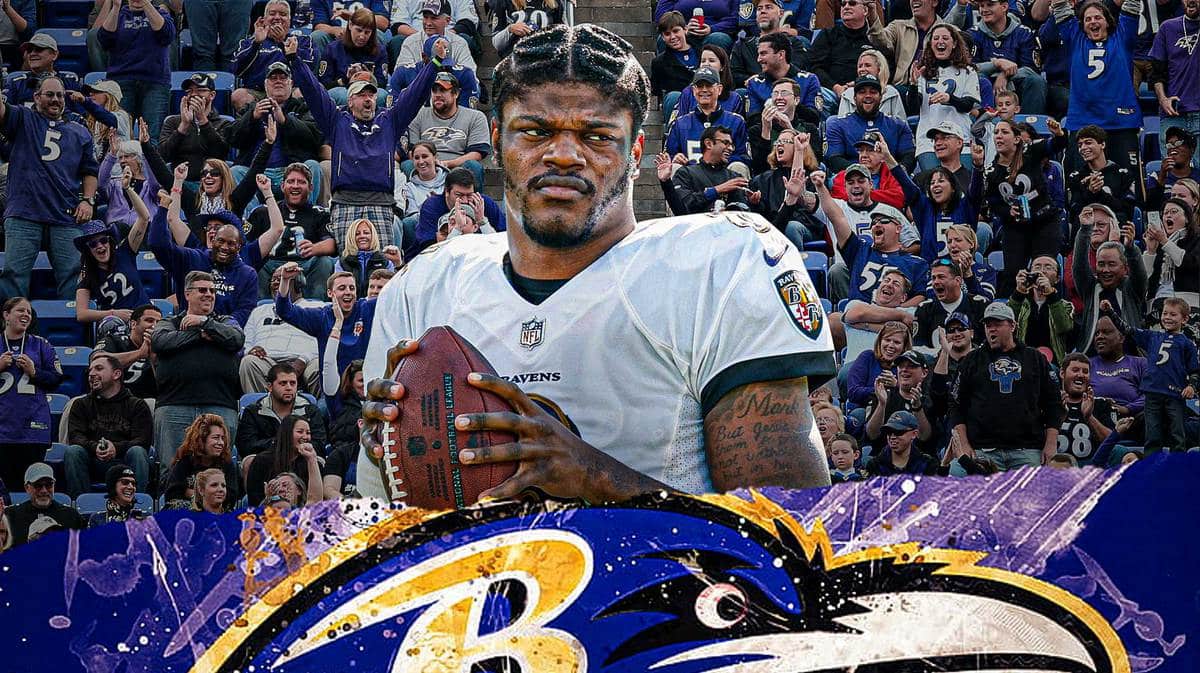 Ravens QB Lamar Jackson looking calm