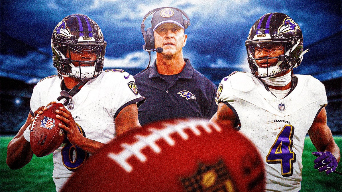 Lamar Jackson Zay Flowers John Harbaugh