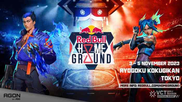 Red Bull Home Ground Promo Flyer for VALORANT Invitational Tournament