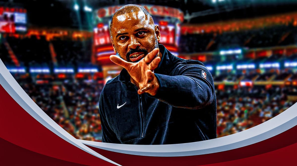 Rockets coach Ime Udoka looking frustrated