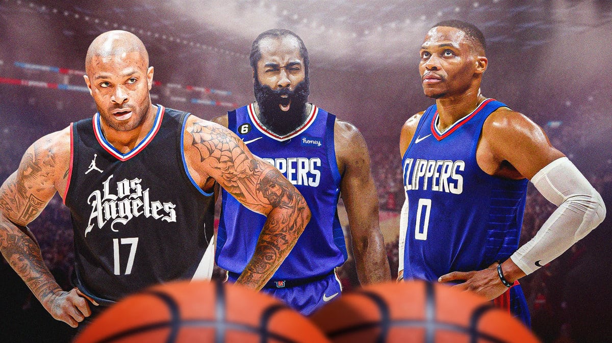 Clippers guard Russell Westbrook who recently commented on the James Harden PJ Tucker trade