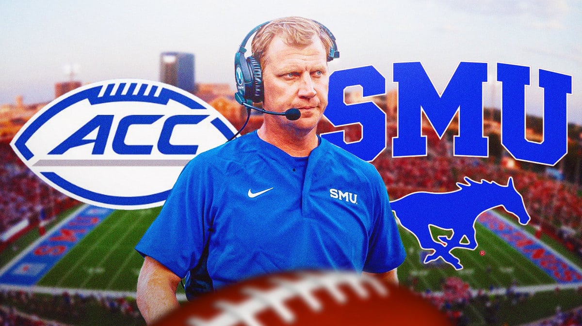 SMU football coach Rhett Lashlee ahead of the move to the ACC