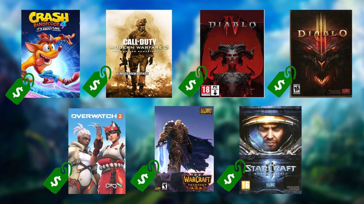 Black Friday and Cyber Monday Deals for Activision Blizzard Battle.net Sale