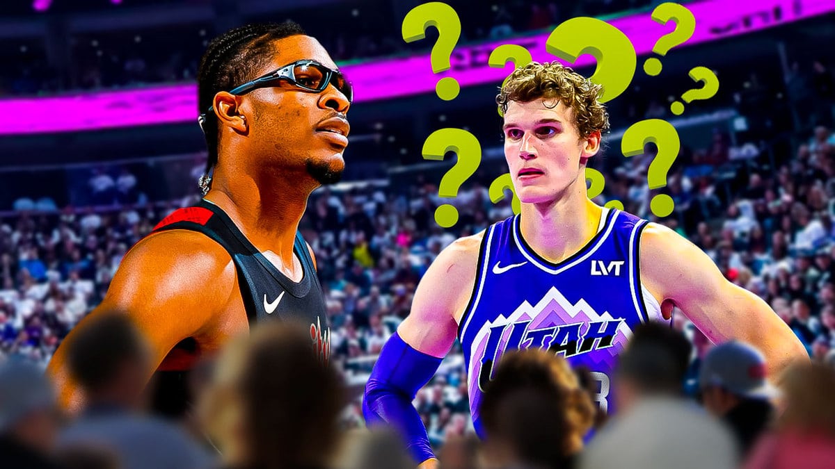 Blazers rookie and Chauncey Billups mentee Scoot Henderson with Jazz Lauri Markkanen