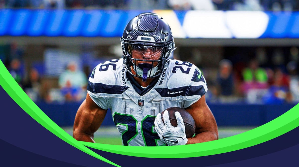 Seahawks RB and Pete Carroll mentee Zach Charbonnet after the Geno Smith led team lost to the Cowboys
