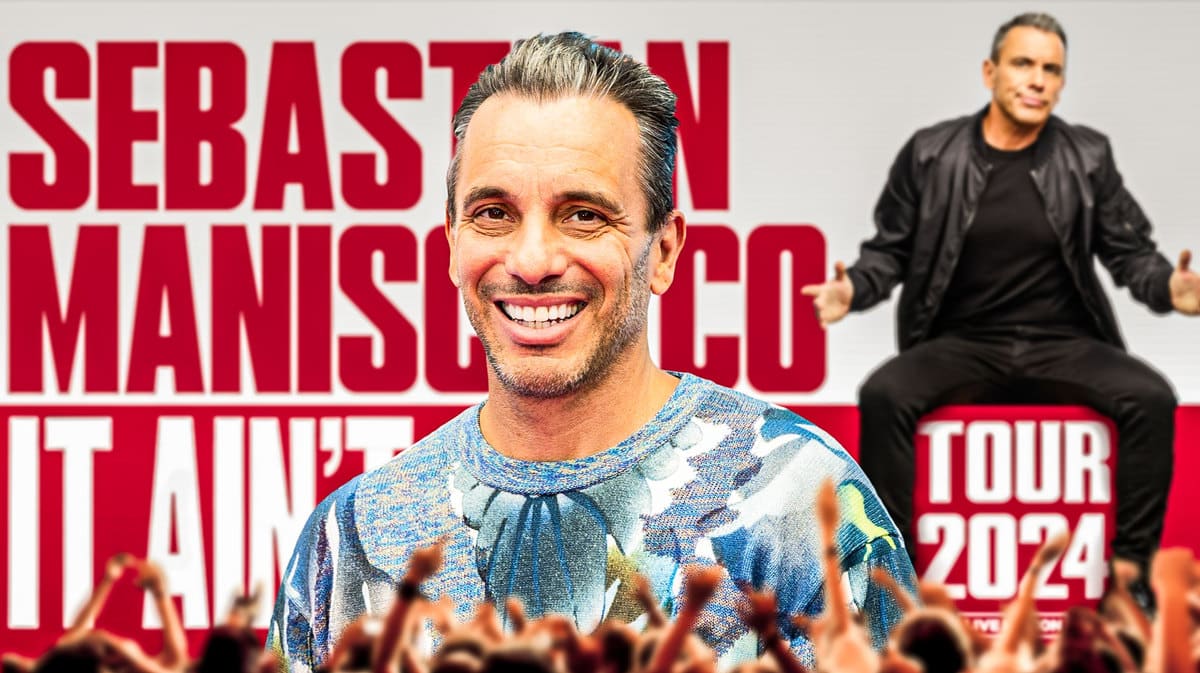 Sebastian Maniscalco and the It Ain't Right tour poster
