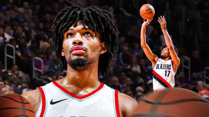 Blazers guard Shaedon Sharpe