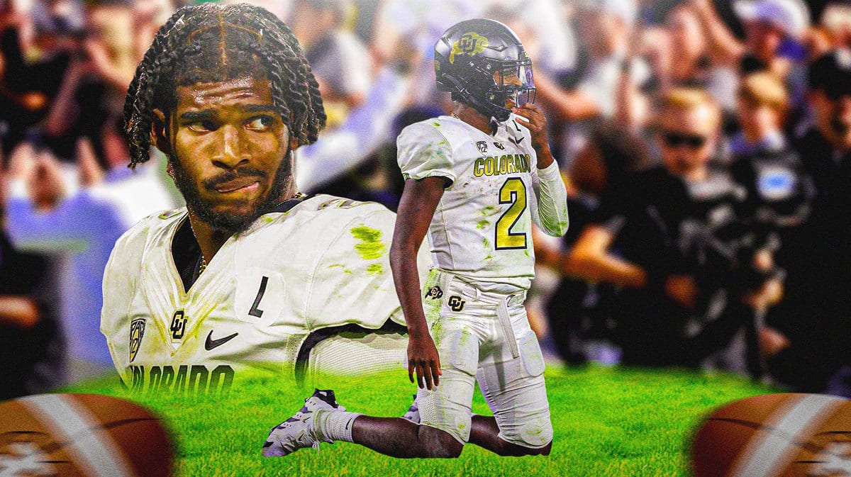 Colorado football QB Shedeur Sanders has taken a beating this season