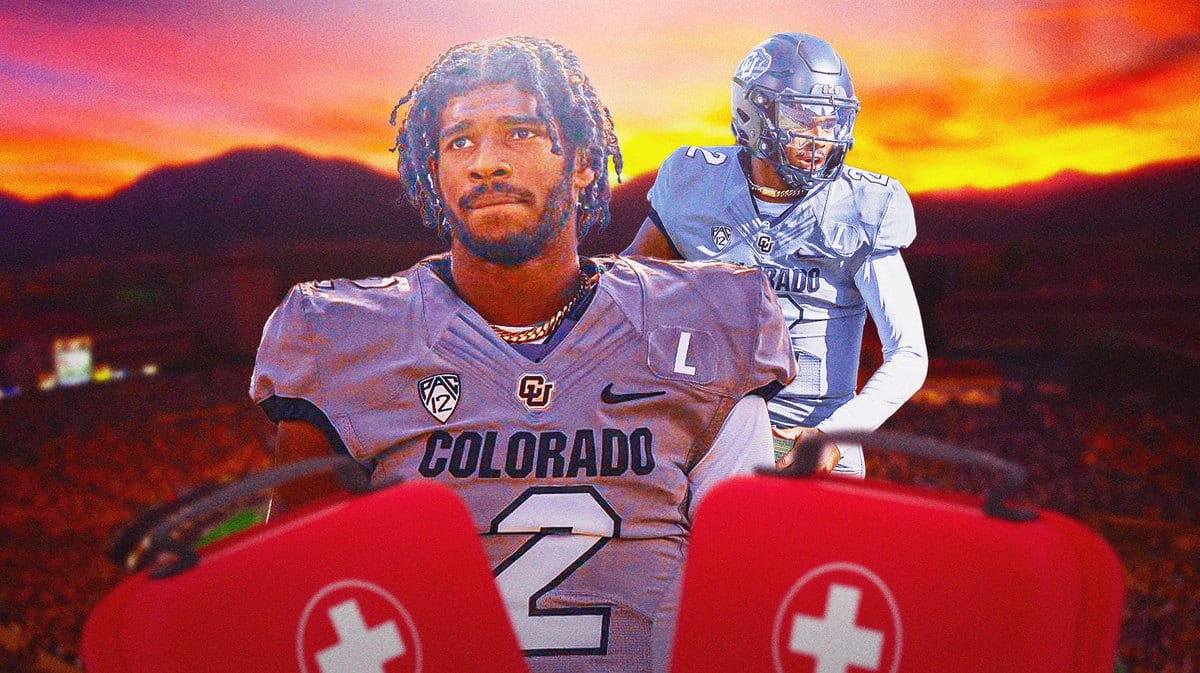 Colorado quarterback Shedeur Sanders has a back fracture, per information shared in Deion Sanders Jr.'s latest vlog.