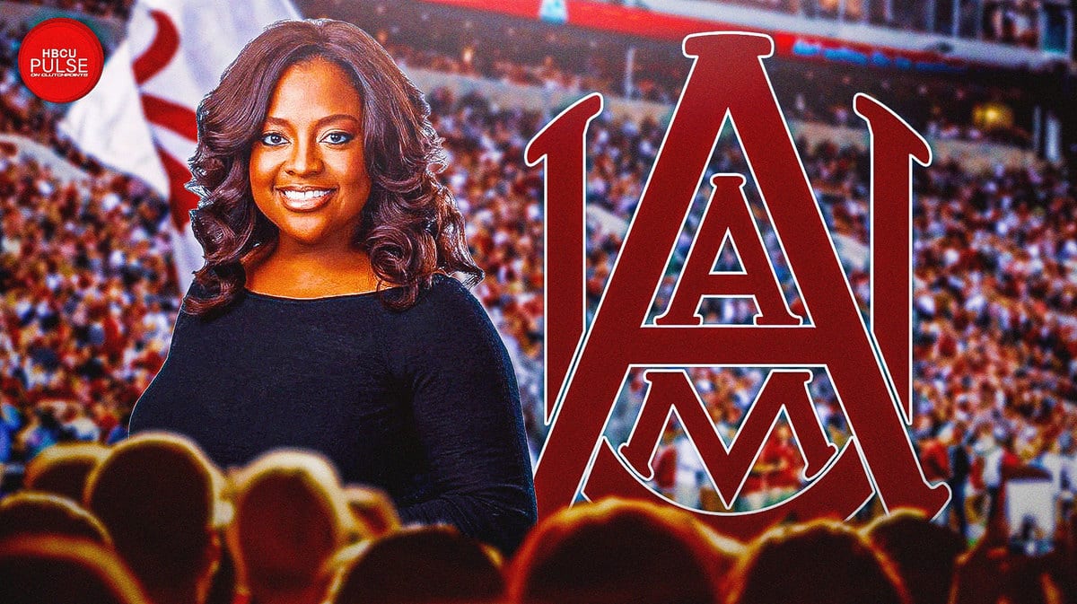 Sherri Shepherd showed love to Alabama A&M's Maroon & White Band after their performance in the Macy's Thanksgiving Day Parade.
