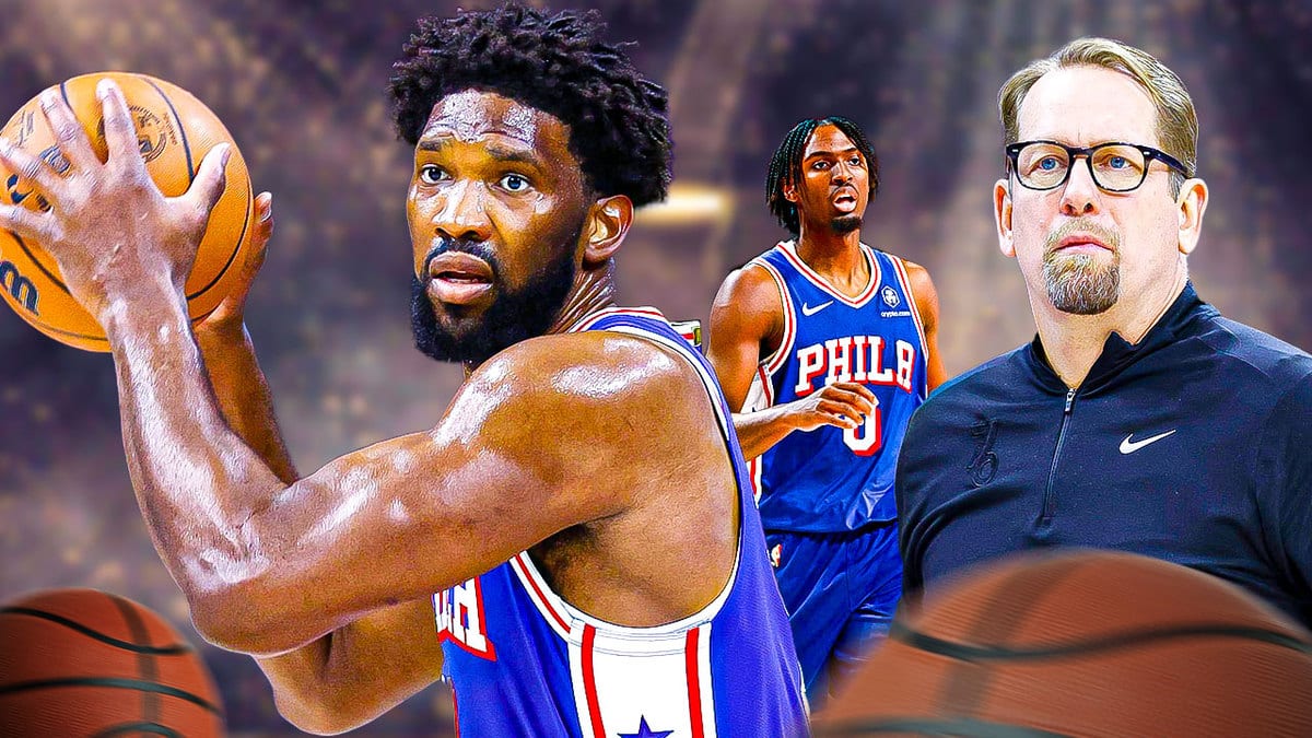 Sixers' Joel Embiid, Tyrese Maxey and Nick Nurse