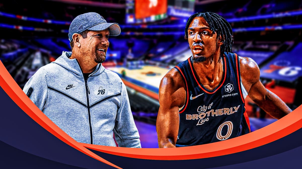 Sixers' Nick Nurse and Tyrese Maxey