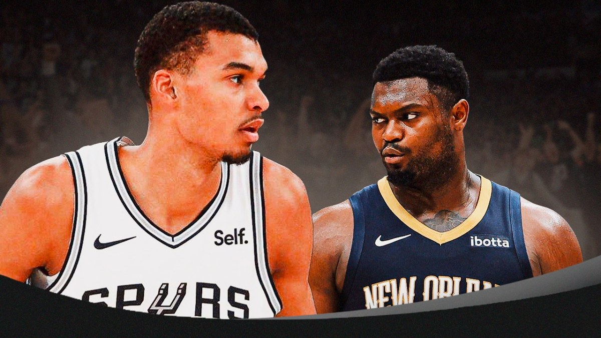 San Antonio Spurs center Victor Wembanyama and New Orleans Pelicans power forward Zion Williamson