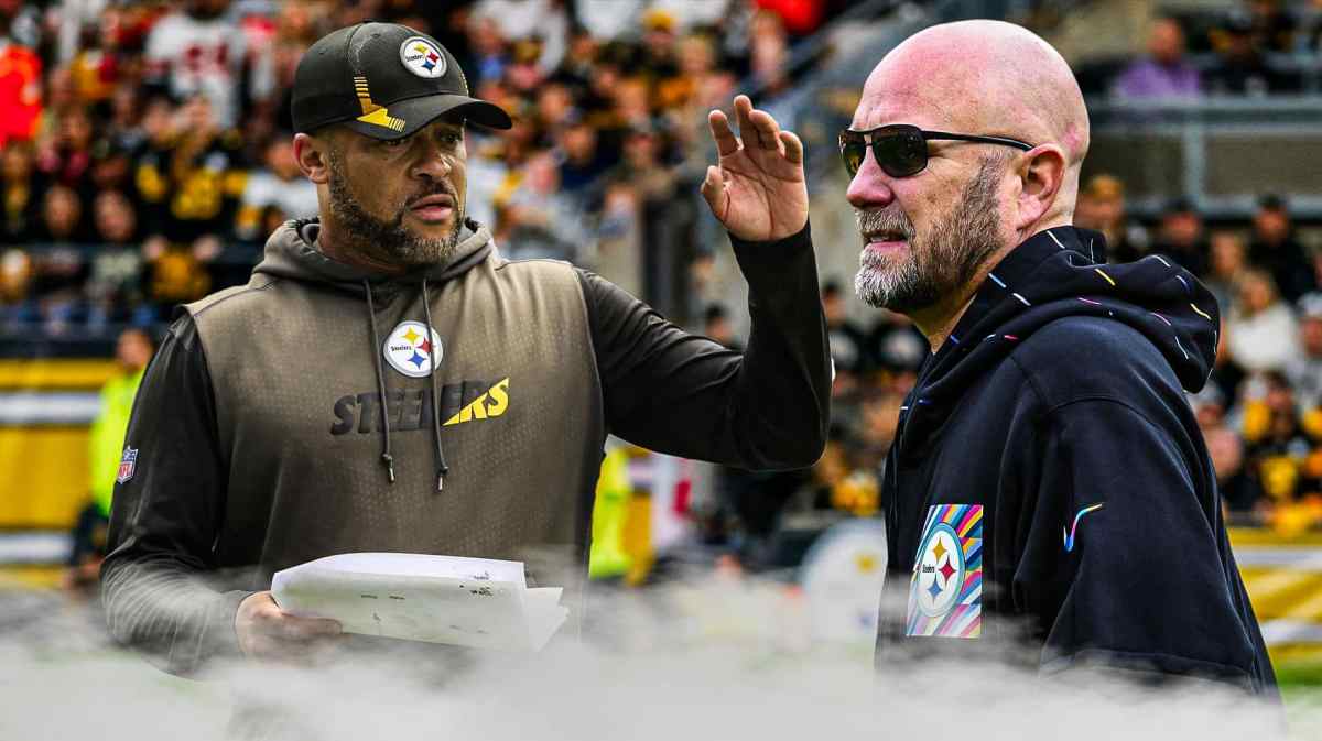 Steelers offensive coordinator, Matt Canada, Eddie Faulkner, Browns
