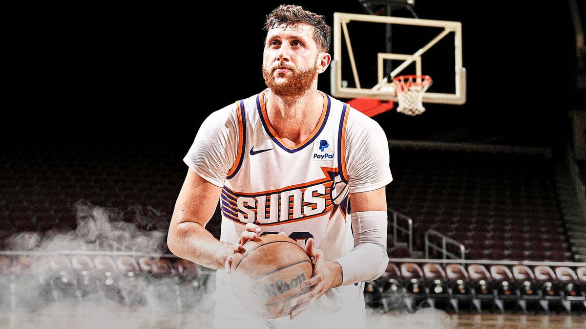 Jusuf Nurkic shooting a free throw