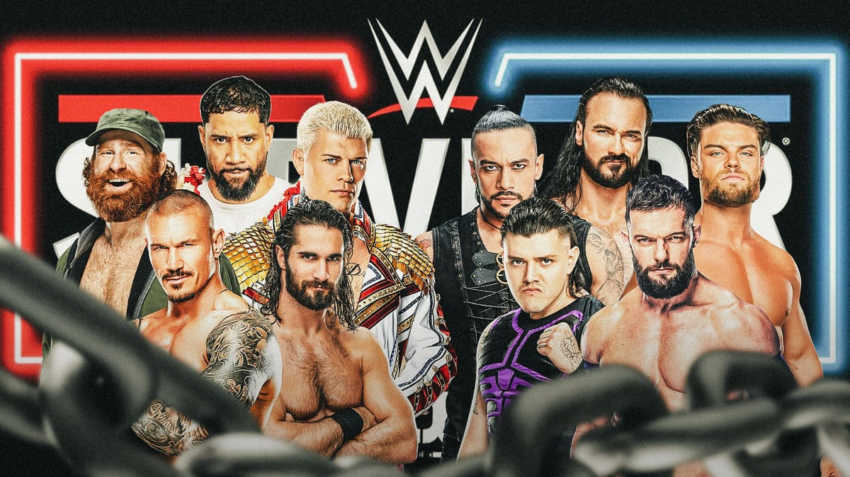 WWE 2K23 Survivor Series 2023 Men's War Games Match Simulations Results Sami Zayn Randy Orton Jey Uso Cody Rhodes Seth Rollins Damian Priest Drew McIntyre JD McDonagh Dominik Mysterio Finn Balor The Judgment Day
