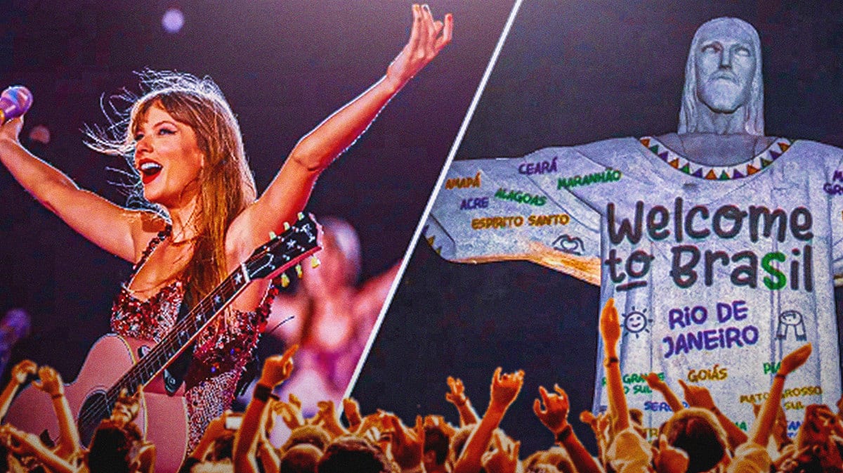 Taylor Swift é homenageada com estátua do Cristo Redentor no Brasil