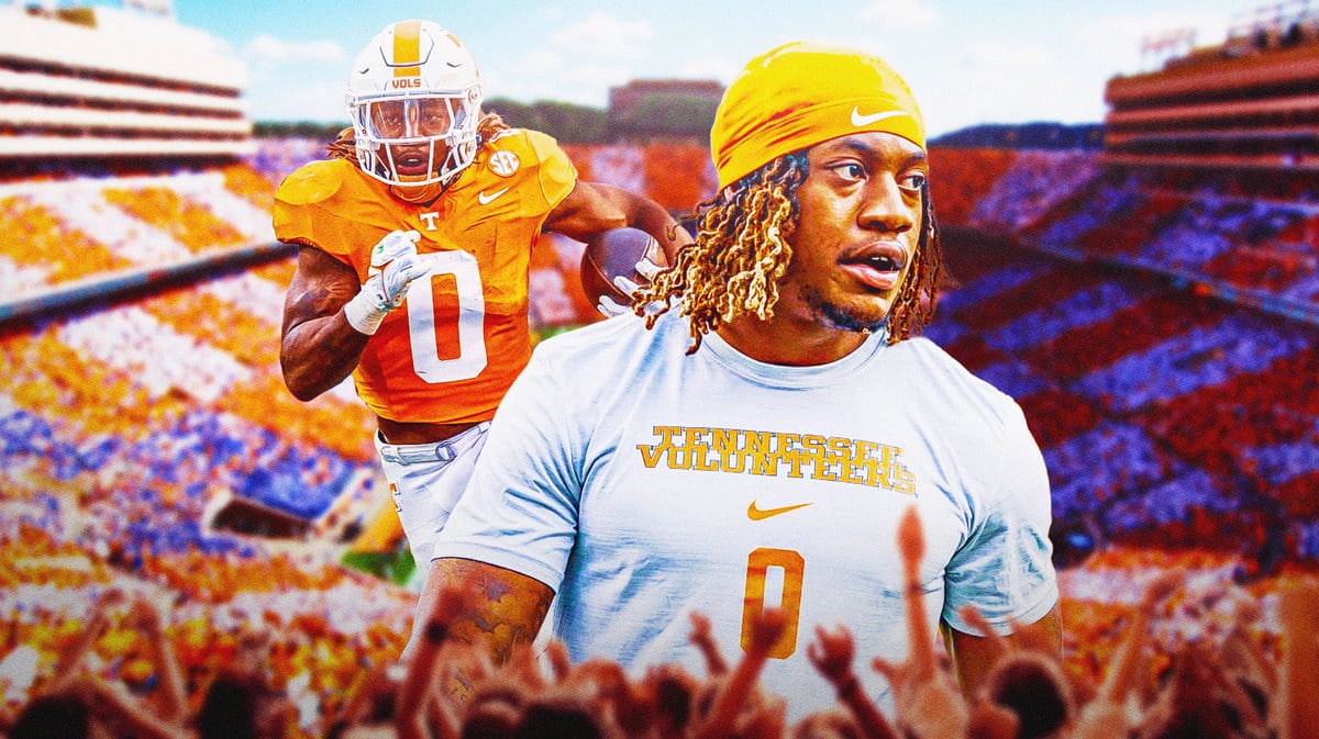 Tennessee football running back Jaylen Wright