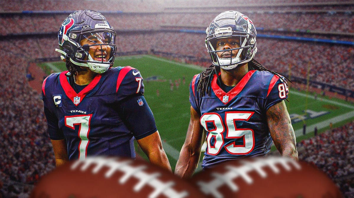 Texans Noah Brown with CJ Stroud