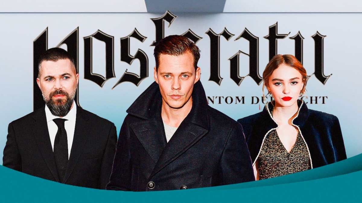 Lily-Rose Depp and a tease of Bill Skarsgard's Count Orlock can be seen in the first image from Robert Eggers' Nosferatu remake.