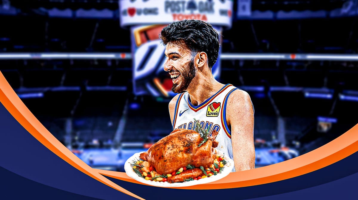 Thunder star Chet Holmgren held his secon annual Thanksgiving dinner in OKC