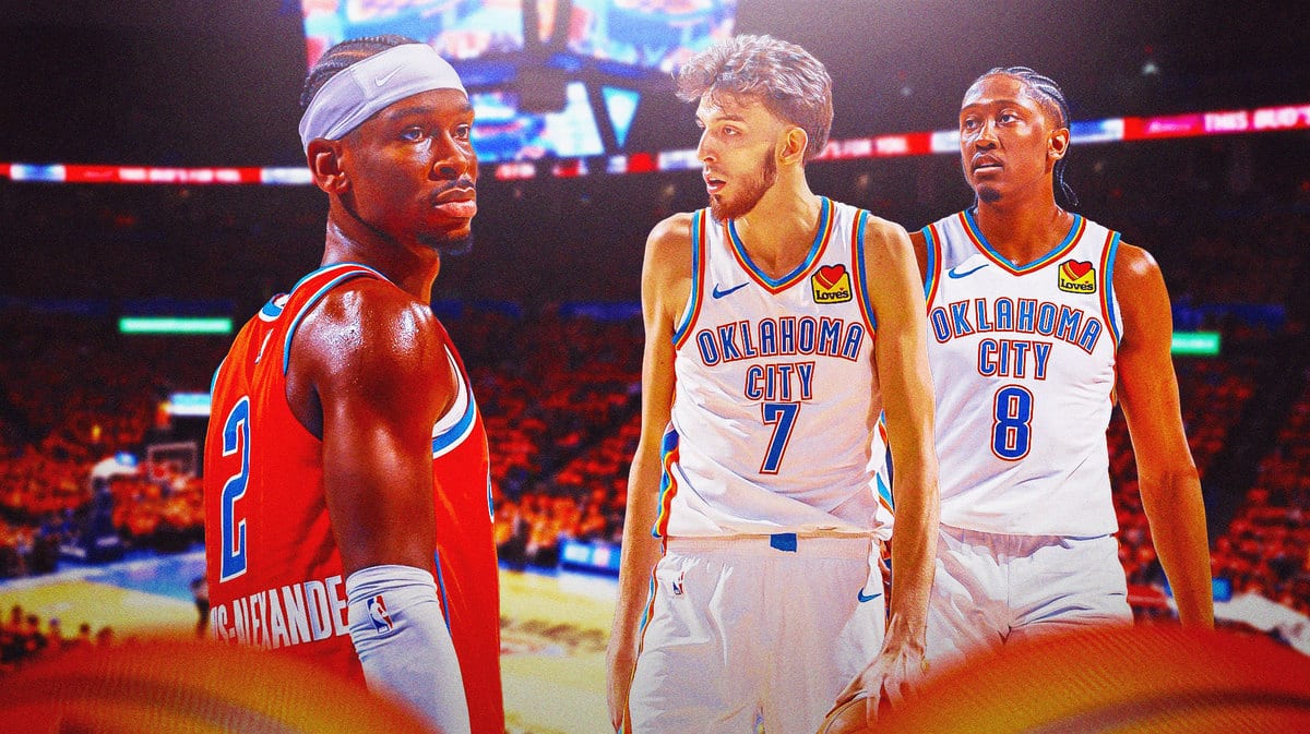 Thunder, Chet Holmgren, Shai Gilgeous-Alexander, Jalen Williams