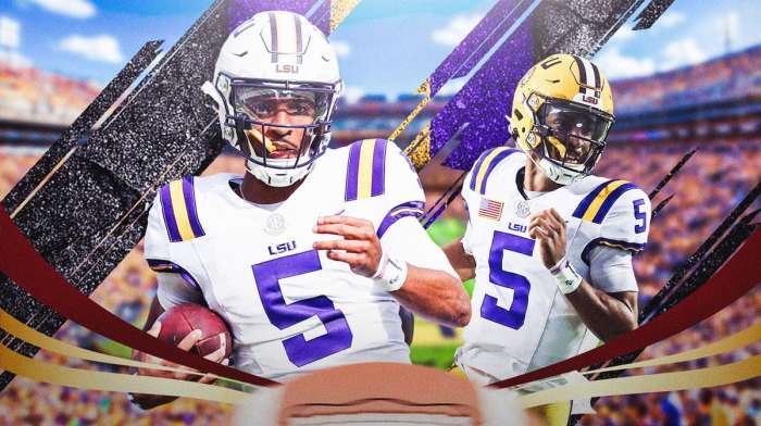LSU football QB Jayden Daniels is feeling the Heisman love from marching band