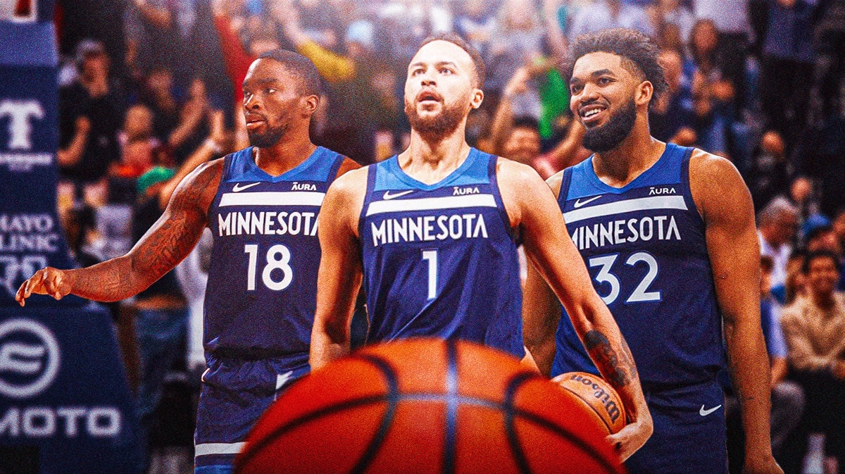 Timberwolves, Anthony Edwards, Rudy Gobert, Karl-Anthony Towns, Shake Milton