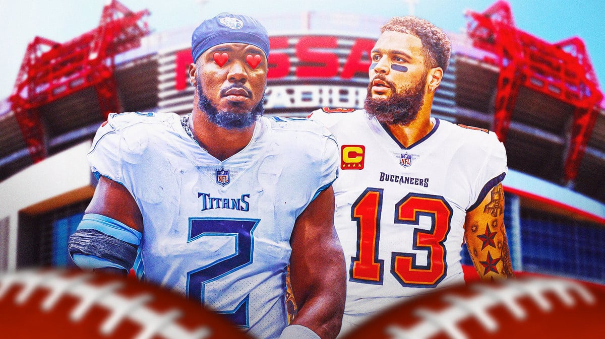 Titans Azeez Al-Shaair saw his NFL dreams come full circle when he embraced Mike Evans