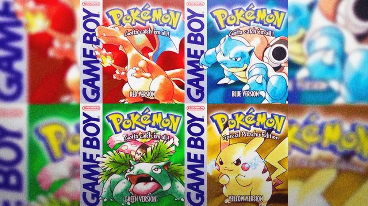 Pokemon Red / Green / Blue game cover