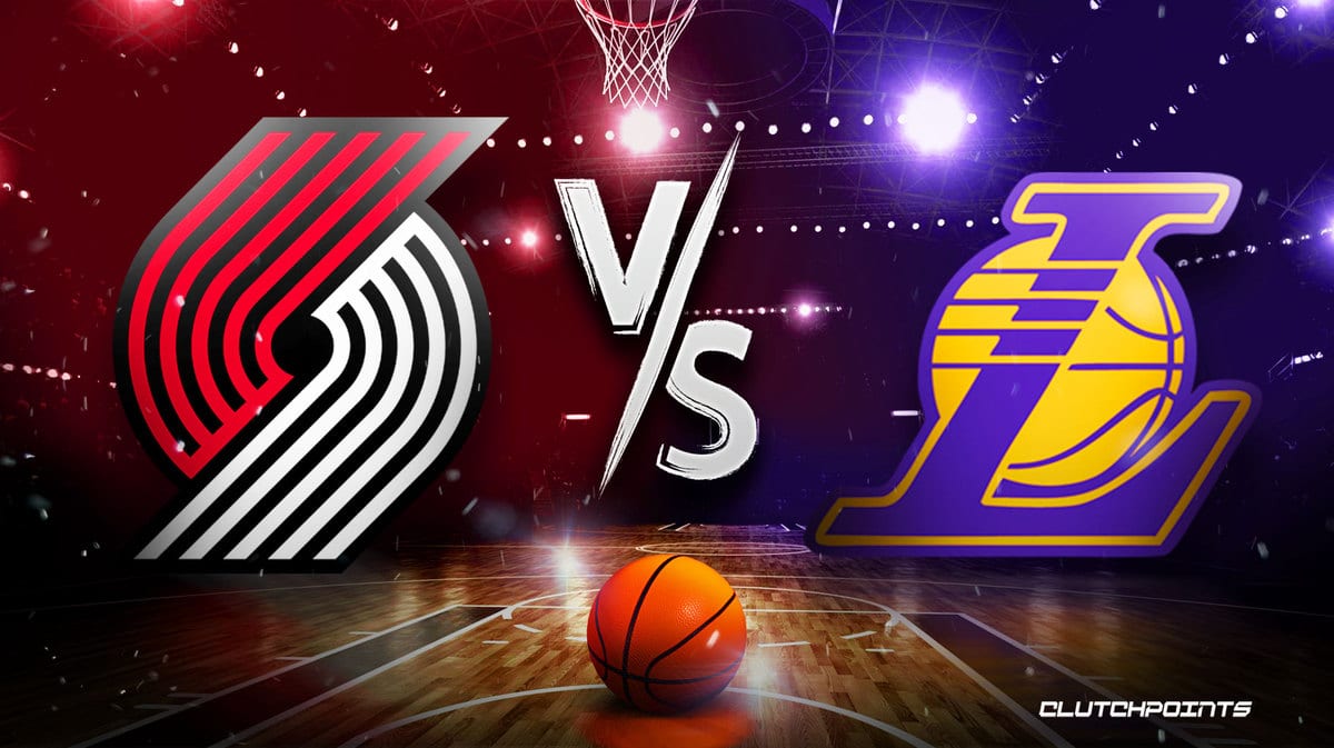 Trail Blazers Lakers prediction, odds, pick, how to watch