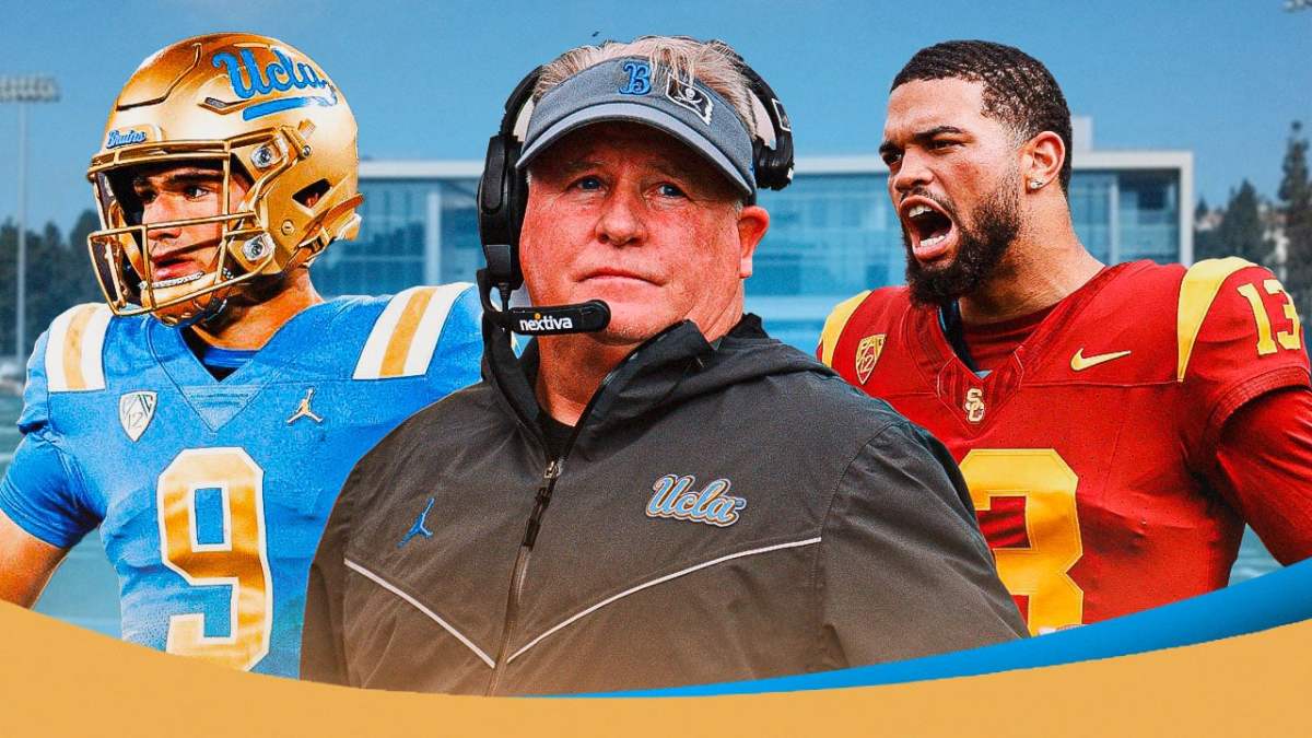 Chip Kelly after losing to Arizona State, UCLA football QB Collin Schlee, USC football QB Caleb Williams