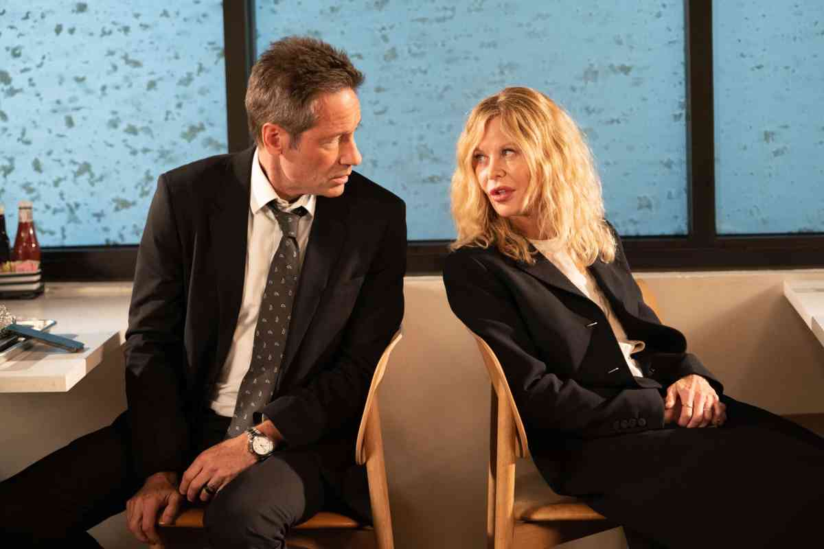 David Duchovny and Meg Ryan in What Happens Later.